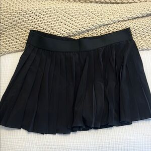 Aritzia Black Pleated athletic Skirt